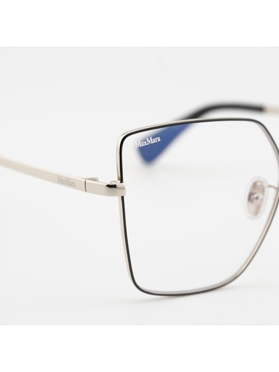 Max Mara MM5073-H-B 005 Eyeglasses Black 60mm Butterfly Frame, Blue Light Block main image 8